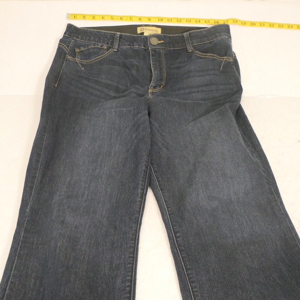 Democracy Women Jeans 14 Blue AbSolution Straight Leg Stretch Elegant Minimalist
